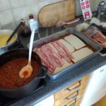 Bacon lasagna